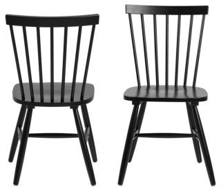 Dkton 23629 Dizajnová jedálenska stolička Neri, čierna obr-1