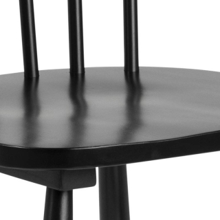 Dkton 23629 Dizajnová jedálenska stolička Neri, čierna obr-4