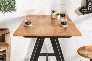 LuxD Barový stôl Queen 120 cm divý dub obr-1