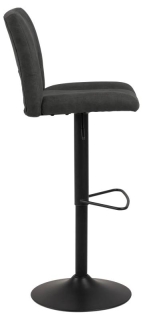 Dkton Dizajnová barová stolička Nerine, antracitová obr-1