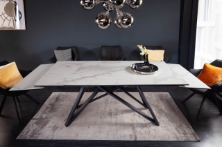 LuxD Rozťahovací keramický stôl Callen 180-220-260 cm sivý obr-1