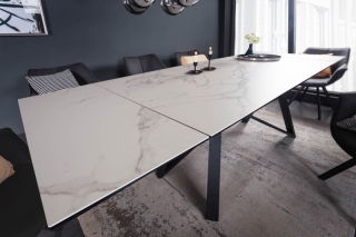 LuxD Rozťahovací keramický stôl Callen 180-220-260 cm sivý obr-3