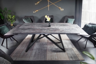 LuxD Rozťahovací keramický stôl Callen 180-220-260 cm láva obr-1
