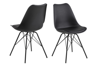Dkton 23940 Dizajnová stolička Nasia, čierna