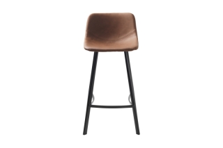 Furniria Dizajnová barová stolička Claudia svetlohnedá obr-1