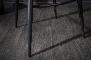 LuxD Dizajnová barová stolička Esmeralda sivý zamat obr-4