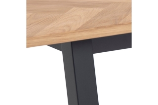 Dkton Dizajnový konferenčný stolík Nazy 120 cm vzor dub obr-3