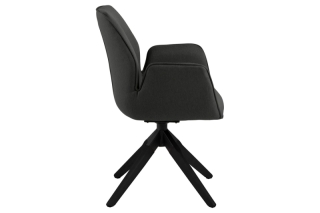 Dkton 24774 Dizajnová stolička Ariella sivá obr-2