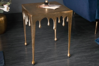 LuxD Dizajnový odkladací stolík Gwendolyn S 44 cm zlatý obr-1
