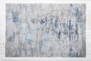 LuxD Dizajnový koberec Jakob 350 x 240 cm sivo-modrý obr-1