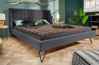 LuxD Dizajnová posteľ Phoenix 180 x 200 cm antracit obr-1