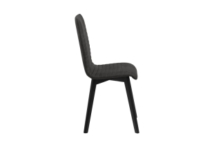 Dkton 25239 Dizajnová jedálenská stolička Alano, antracitová / čierna - Otvorené balenie - RP obr-2