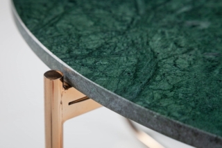 LuxD Dizajnový konferenčný stolík Tristen 62 cm mramor zelený obr-3