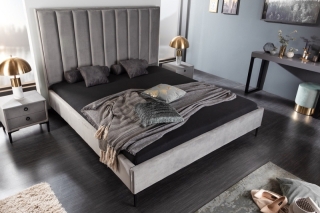 LuxD Dizajnová posteľ Gallia 180 x 200 cm strieborno-sivá obr-1