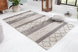 LuxD Dizajnový koberec Rebecca 240 x 160 cm sivý obr-1