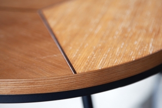 LuxD Dizajnový konferenčný stolík Faxon 80 cm imitácia dub obr-4