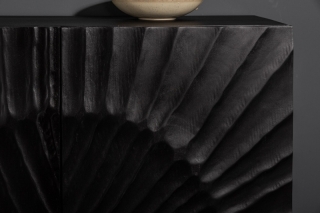 LuxD Dizajnová komoda Shayla 140 cm čierne mango obr-3