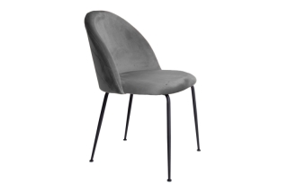 Norddan 25858 Dizajnová stolička Ernesto, sivá / čierna obr-4