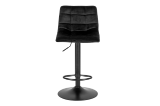 Norddan Dizajnová barová stolička Dominik čierna obr-1