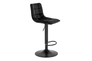 Norddan Dizajnová barová stolička Dominik čierna obr-2