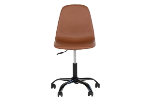 Norddan Dizajnová kancelárska stolička Myla vintage hnedá obr-1