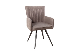 LuxD 25901 Dizajnová stolička Malik vintage taupe obr-1