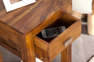 LuxD Dizajnový odkladací stolík Las Palmas 70 cm Sheesham obr-4