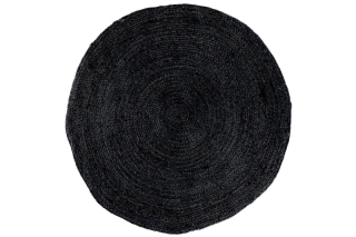 Norddan Dizajnový okrúhly koberec Kaitlin 180 cm tmavosivý