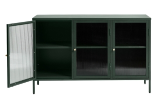 Furniria Dizajnová komoda Hazina 132 cm zelená obr-2
