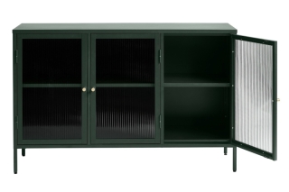 Furniria Dizajnová komoda Hazina 132 cm zelená obr-3