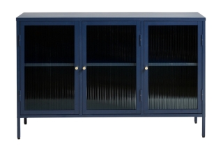 Furniria Dizajnová komoda Hazina 132 cm modrá obr-1