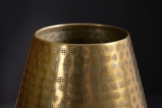 LuxD Dizajnová váza Malia 50 cm zlatá obr-2