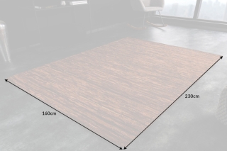 LuxD Dizajnový koberec Tahsin 230 x 160 cm hnedý obr-3