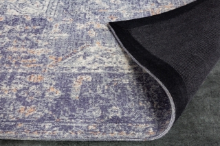 LuxD Dizajnový koberec Saniyah 230 x 160 cm modrý - bavlna-ženilka obr-1