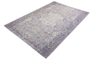 LuxD Dizajnový koberec Saniyah 230 x 160 cm modrý - bavlna-ženilka obr-2