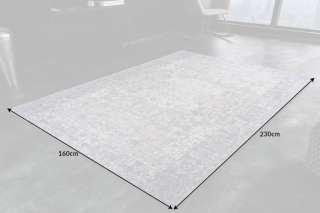 LuxD Dizajnový koberec Saniyah 230 x 160 cm modrý - bavlna-ženilka obr-3