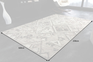 LuxD Dizajnový koberec Rasida 230 x 160 cm sivý obr-3