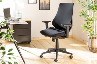 LuxD Dizajnová kancelárska stolička Vaschel čierna