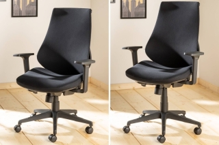 LuxD Dizajnová kancelárska stolička Vaschel čierna obr-2