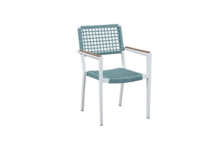 Higold Záhradná jedálenská stolička HIGOLD Champion modrá