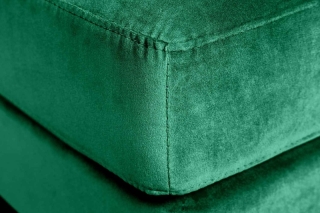 LuxD Dizajnová taburetka Adan 80 cm smaragdovo-zelený zamat obr-3