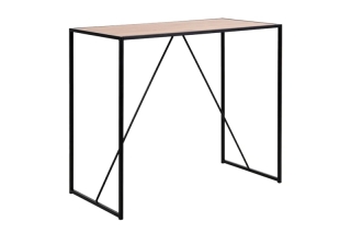 LuxD Dizajnový barový stôl Maille 120 cm divý dub obr-1