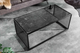 LuxD Dizajnový konferenčný stolík Haines 100 cm vzor mramor