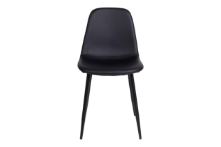 Norddan 28536 Dizajnová jedálenská stolička Myla, čierna obr-1