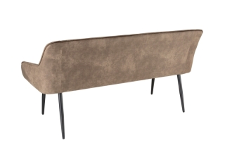 LuxD Dizajnová lavica Esmeralda 160 cm taupe obr-4