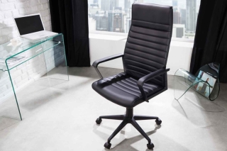 LuxD Dizajnová kancelárska stolička Roma čierna