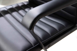 LuxD Dizajnová kancelárska stolička Roma čierna obr-1