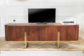 LuxD Dizajnový TV stolík Daichi 160 cm mango obr-2