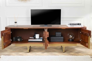 LuxD Dizajnový TV stolík Daichi 160 cm mango obr-3
