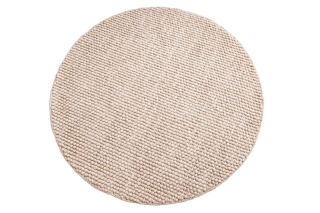 LuxD Dizajnový okrúhly koberec Arabella 150 cm béžový obr-3